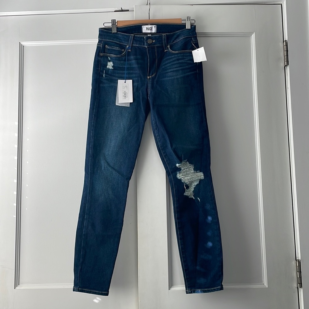 Paige Verdugo Ankle Jeans in Pippa Distressed